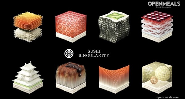 Технология 3D печати суши