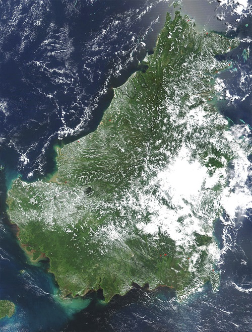 Borneo sat