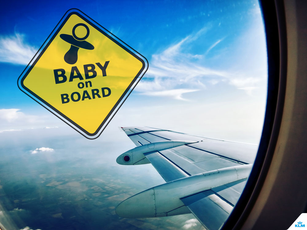 baby on board klm
