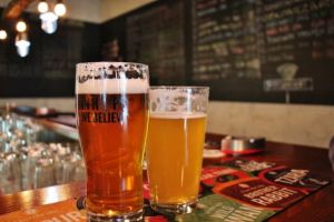 Craft-Beers-on-bar-in-Belgrade-Serbia